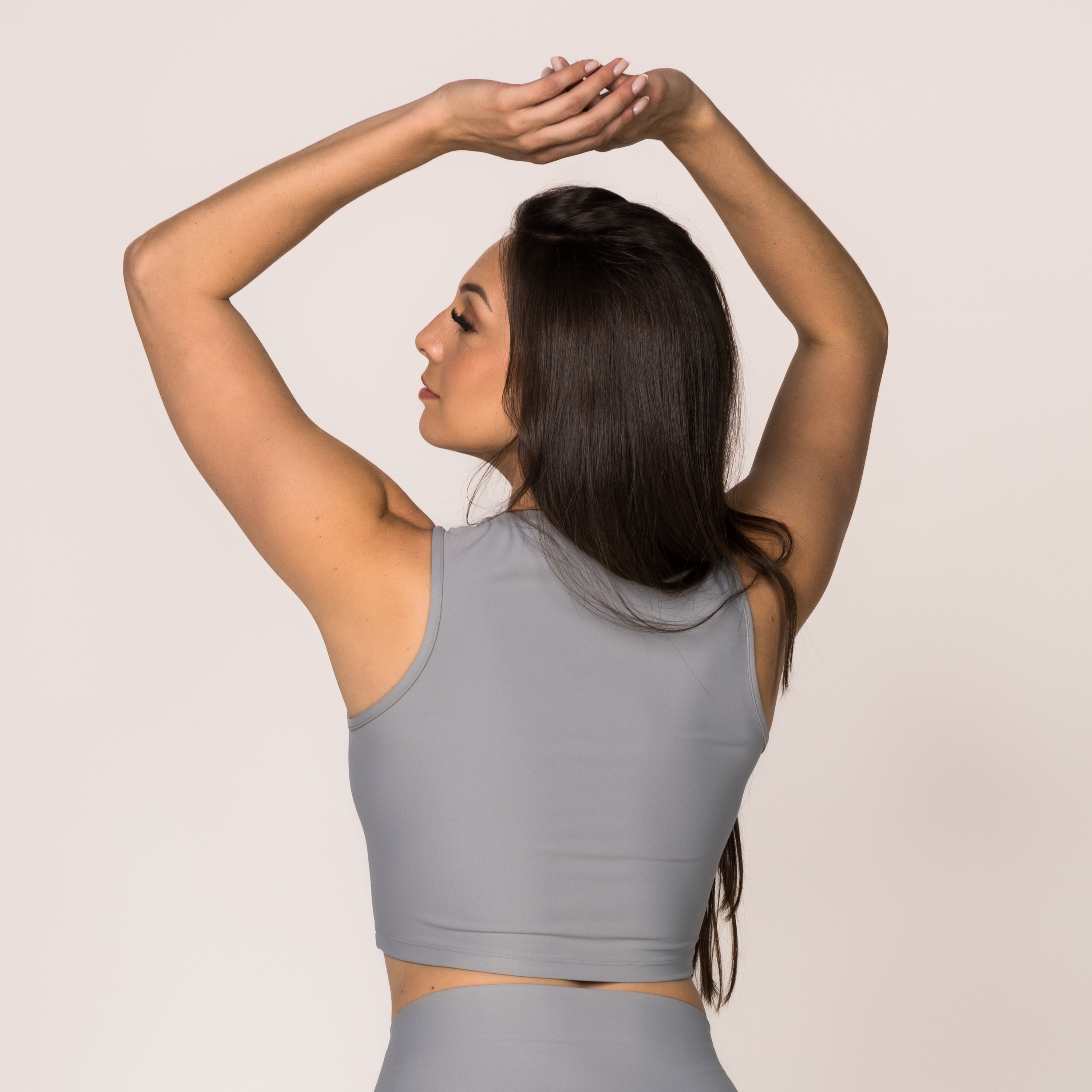 Cropped OUI! Sem Manga Cinza