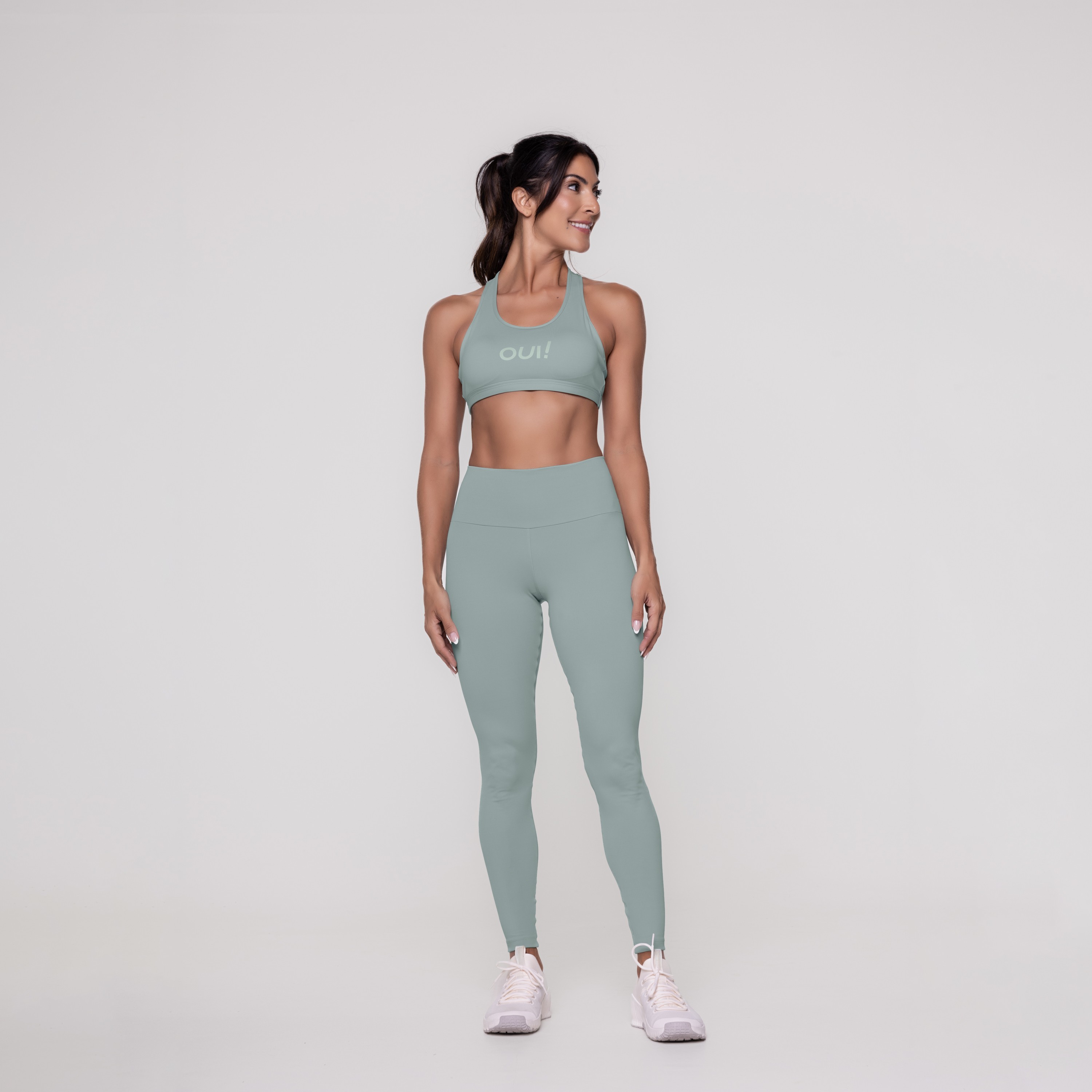 Legging OUI! Bolso Cós Verde