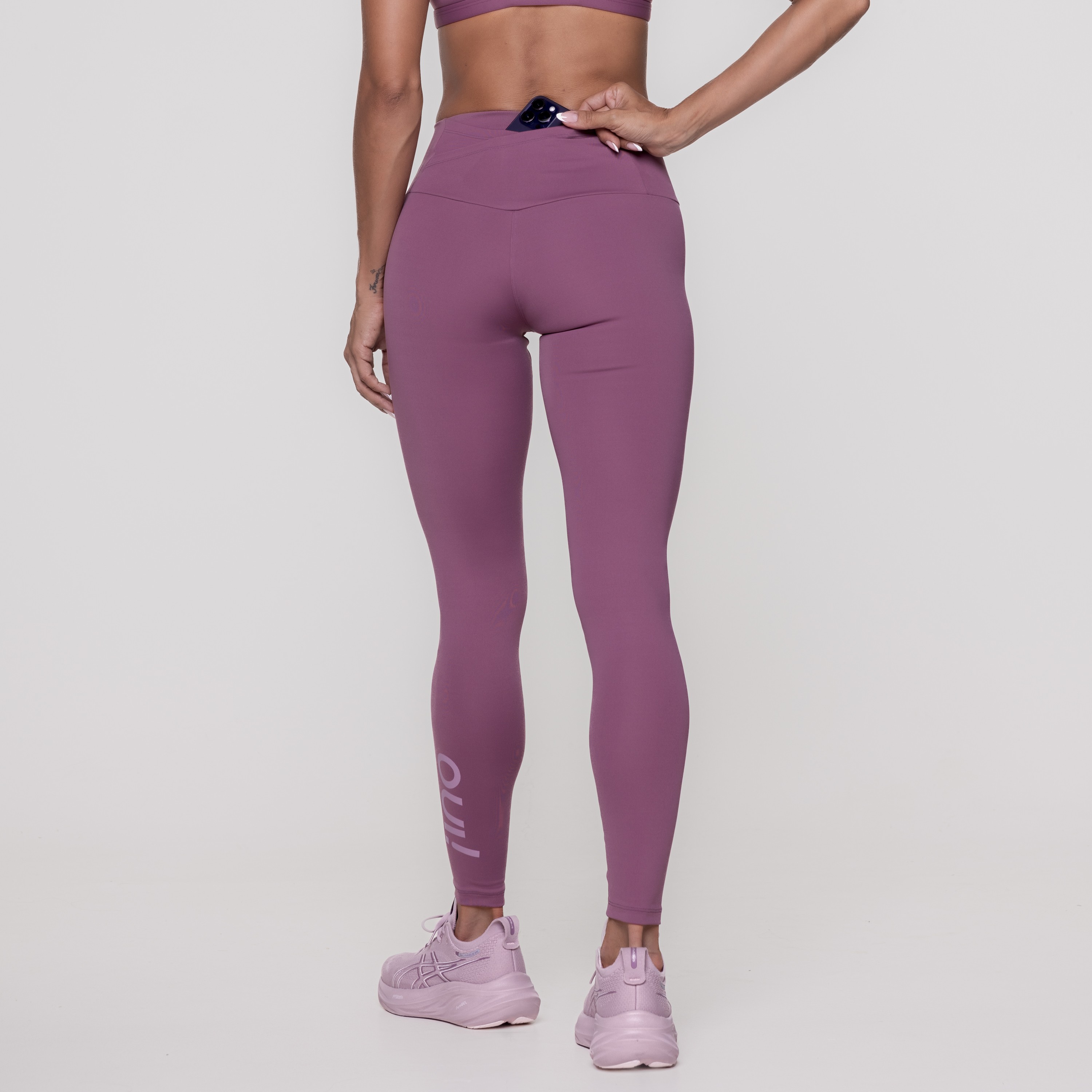 Legging OUI! Bolso Cós Rosa Matte