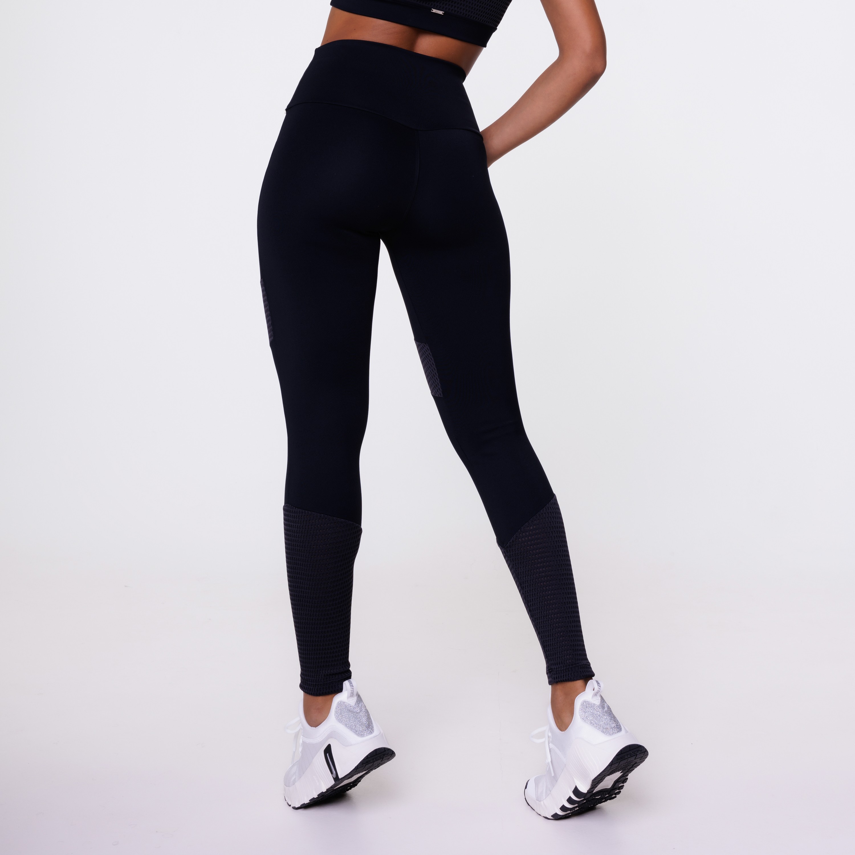 Legging Pinot Bolsos Laterais Preto